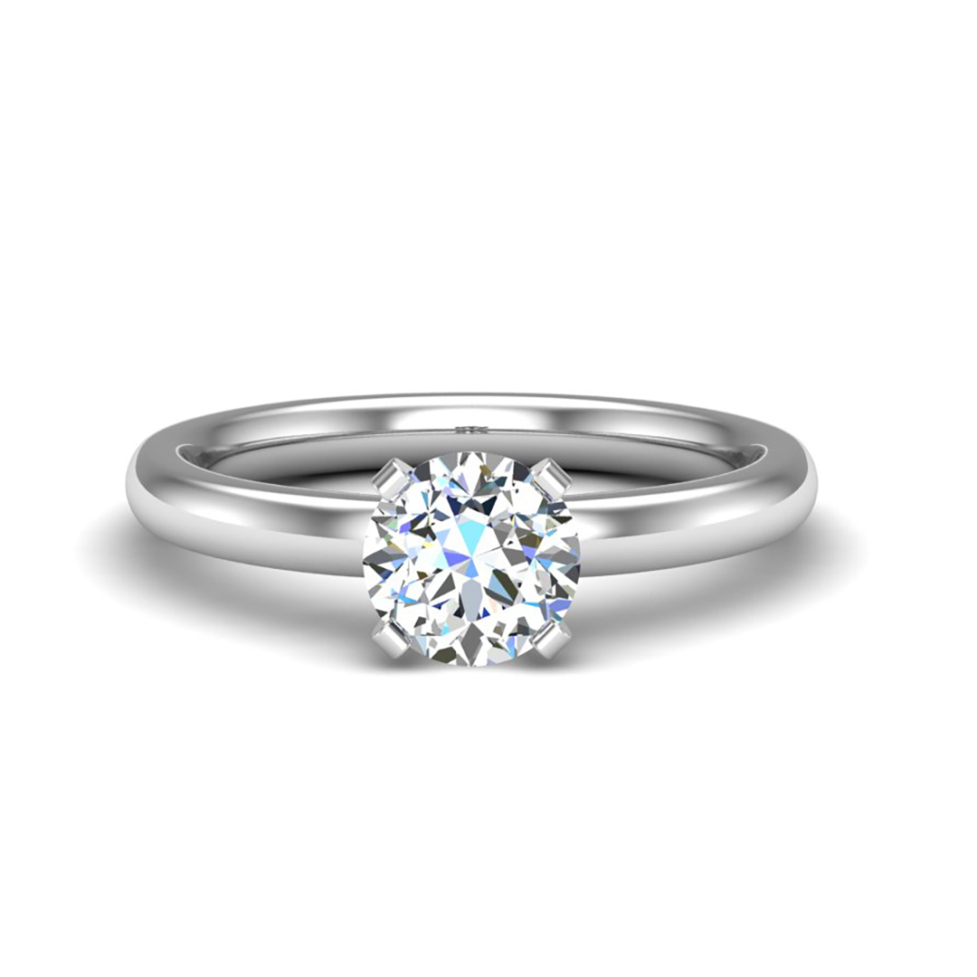 Lillian 4 Prong Solitaire Engagement Ring